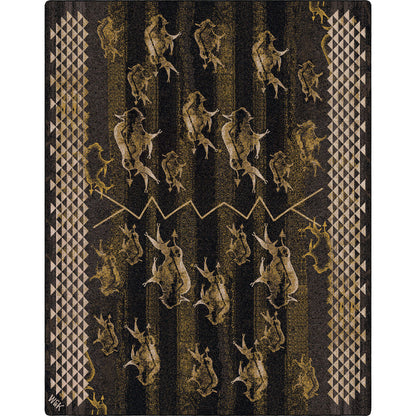 Image of an area rug, Will K Buffalo Rising - True Earth
