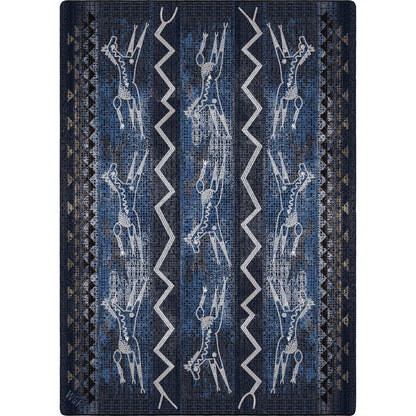Image of an area rug, Will K Plains Speak - Midnight