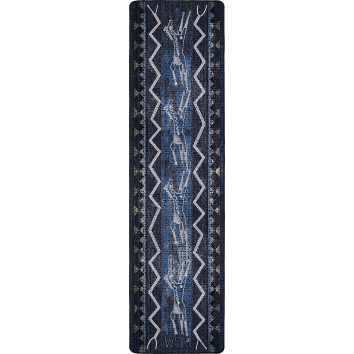 Image of an area rug, Will K Plains Speak - Midnight