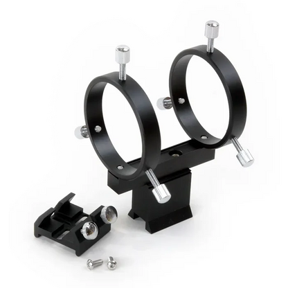 William Optics 50 mm Finder Mounting Bracket & Rings (M-FB50-B) - Astronomy Plus