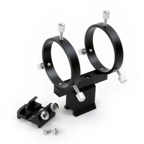 William Optics 50 mm Finder Mounting Bracket & Rings (M-FB50-B) - Astronomy Plus