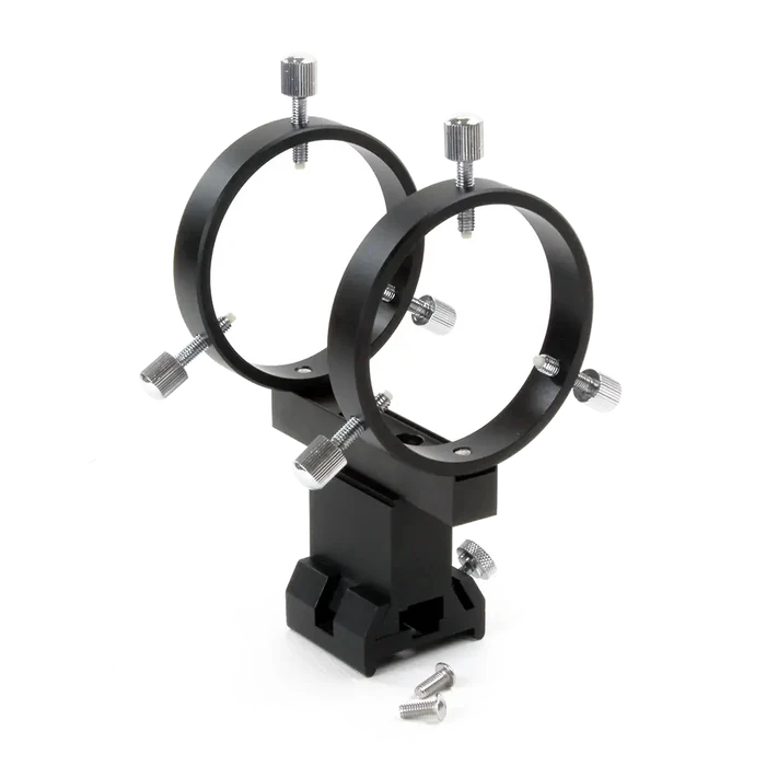 William Optics 50 mm Finder Mounting Bracket & Rings (M-FB50-B) - Astronomy Plus