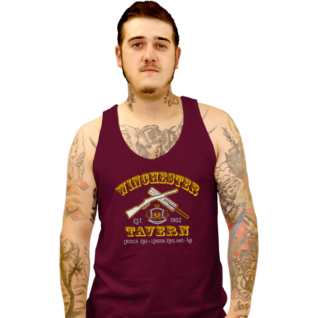 Tank Top, Unisex / Small / Maroon