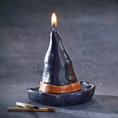 Witch Hat Candle