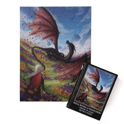 Witch, Wyvern & Wildflowers | 250 Piece Jigsaw Puzzle
