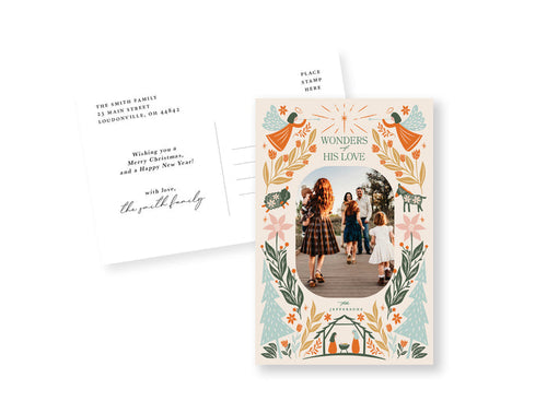Wonders Of His Love Postcard
