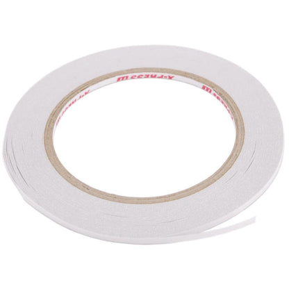 This Double Sided Tape is acid and solvent free; features an extra-strong adhesive that can be applied by hand and is heat resistant. Use on metal, glass, wood, paper, plastic, fabric and more! This roll contains one 27yd roll of 1/8in wide tape. Available at Embellish Away located in Bowmanville Ontario Canada.