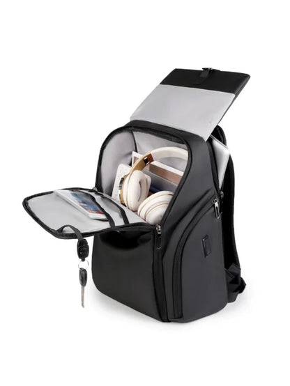 Zensu Airpack Black / Grey Padded Laptop Backpack