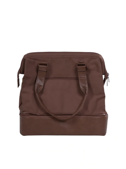 Zensu Weekender Brown Travel Duffel Bag