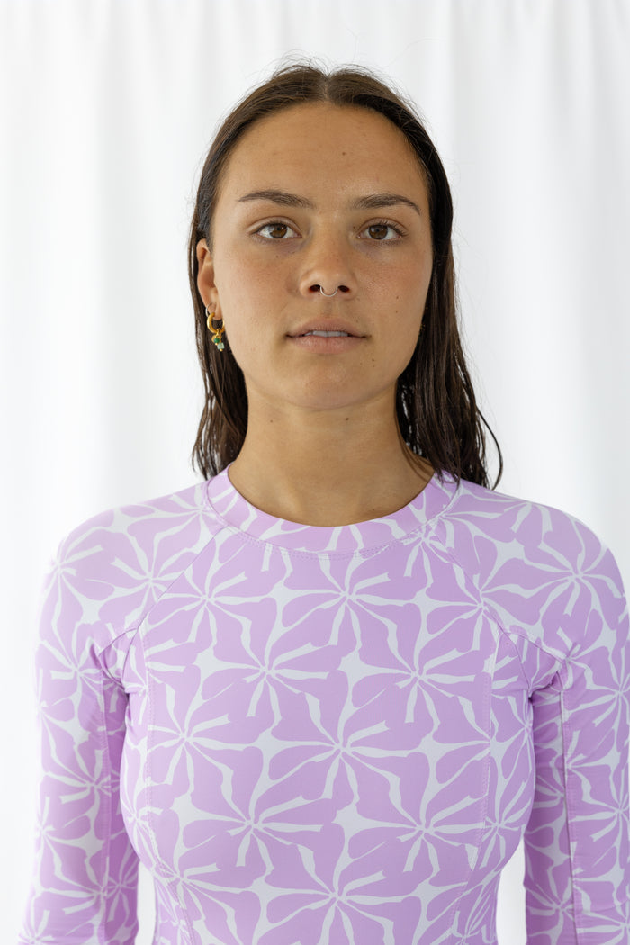 Zip back surf suit Island Idyll