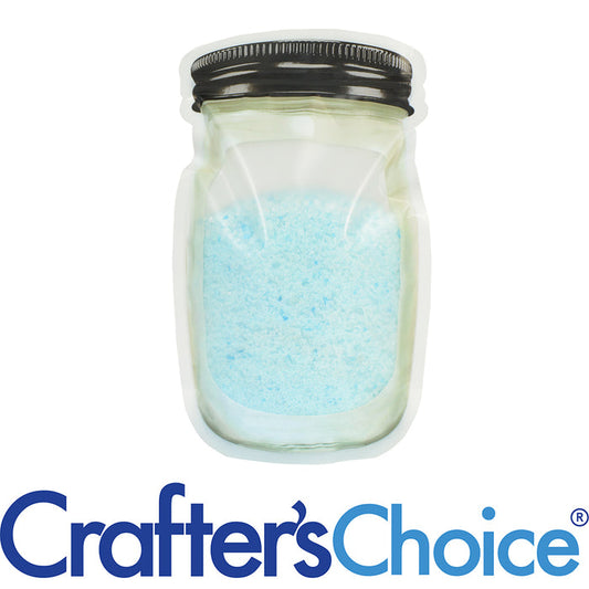 Zip Pouch - Mason Jar with Black Lid (Large)