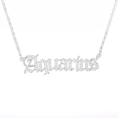 Zodiac Necklace Silver - ikatehouse