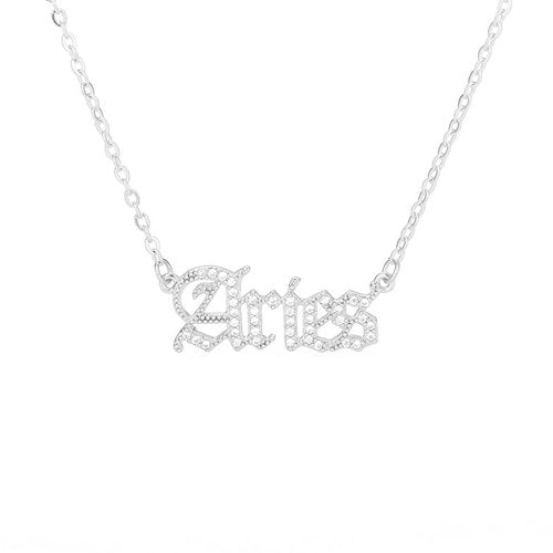 Zodiac Necklace Silver - ikatehouse