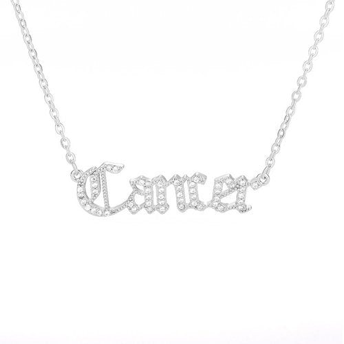 Zodiac Necklace Silver - ikatehouse