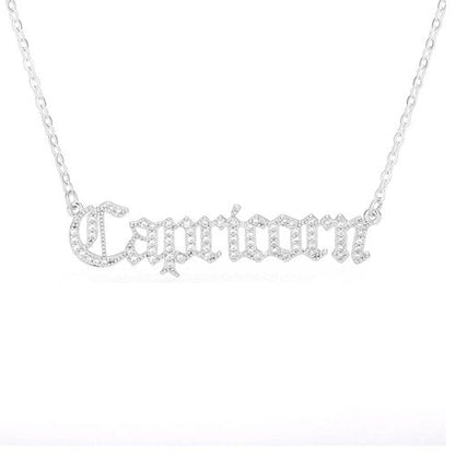 Zodiac Necklace Silver - ikatehouse